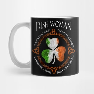 Irish Woman The Soul of A Witch Shamrock St Patrick_s Day Mug